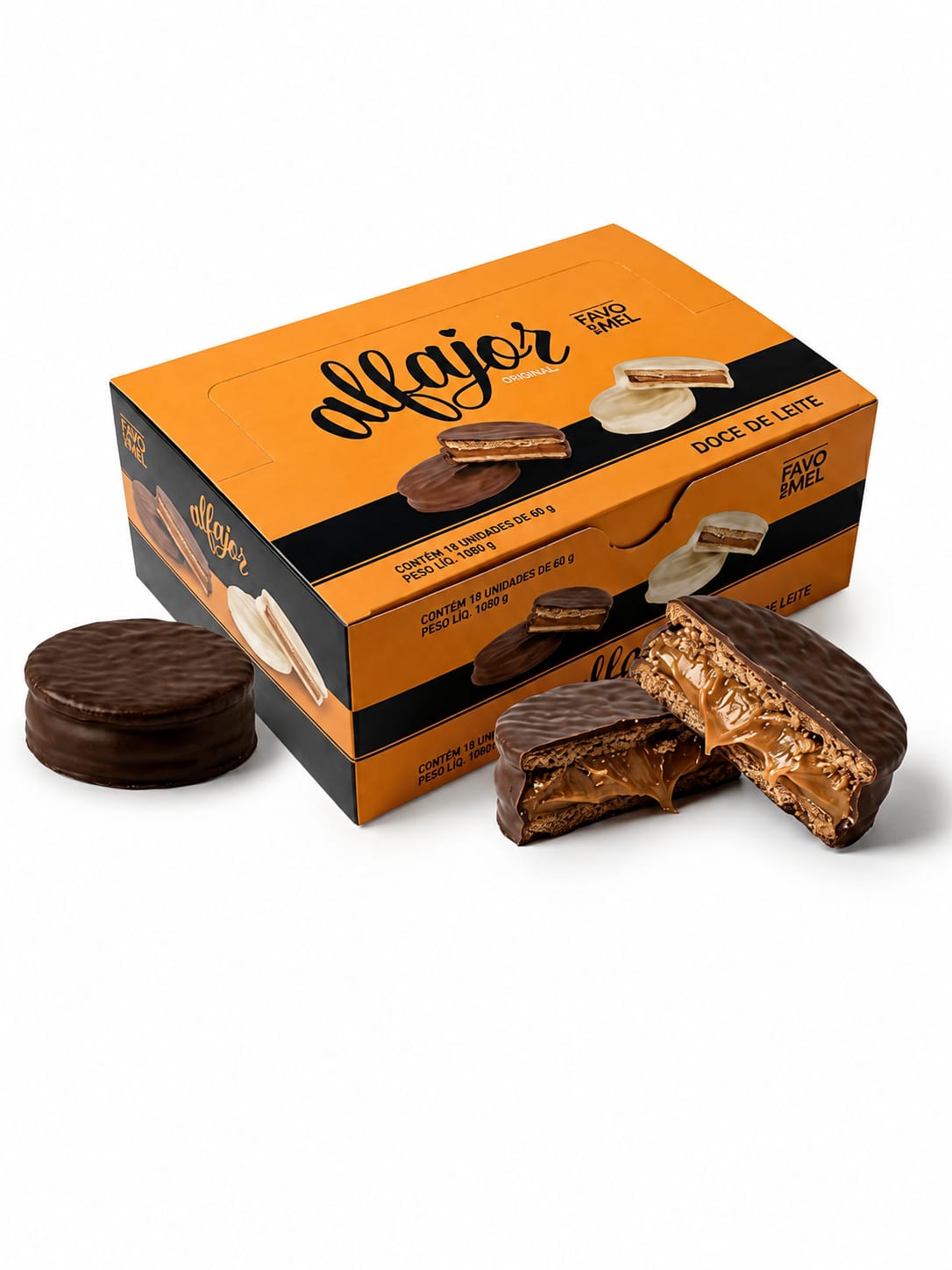  FAVO DE MEL  ALFAJOR MISTO  DP 18X60GRS